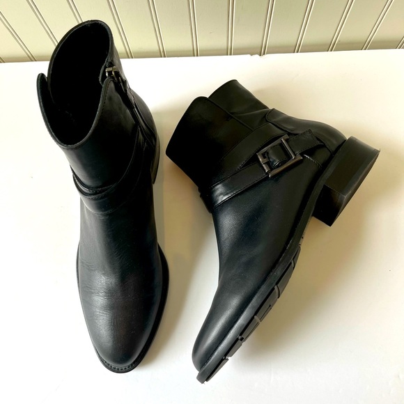 AQUATALIA NELLIE WATERPROOF ANKLE BOOT | BLACK CALF LEATHER | SIZE: 7.5 … - Picture 1 of 9